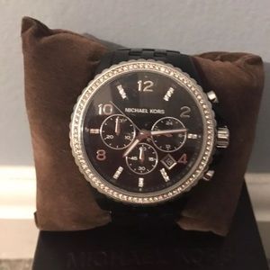 Michael Kors Black Ceramic Watch